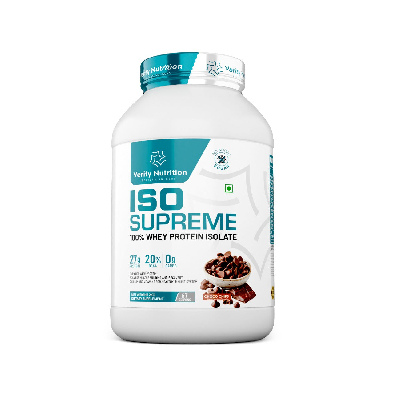 Verity Nutrition ISO Supreme – 100% Whey Protein Isolate (2kg)